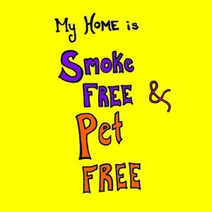 Smoke Free & Pet Free Home